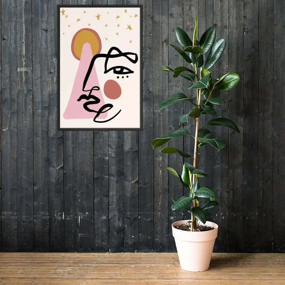 The Egyptian – Matisse-Inspired Abstract Framed Poster