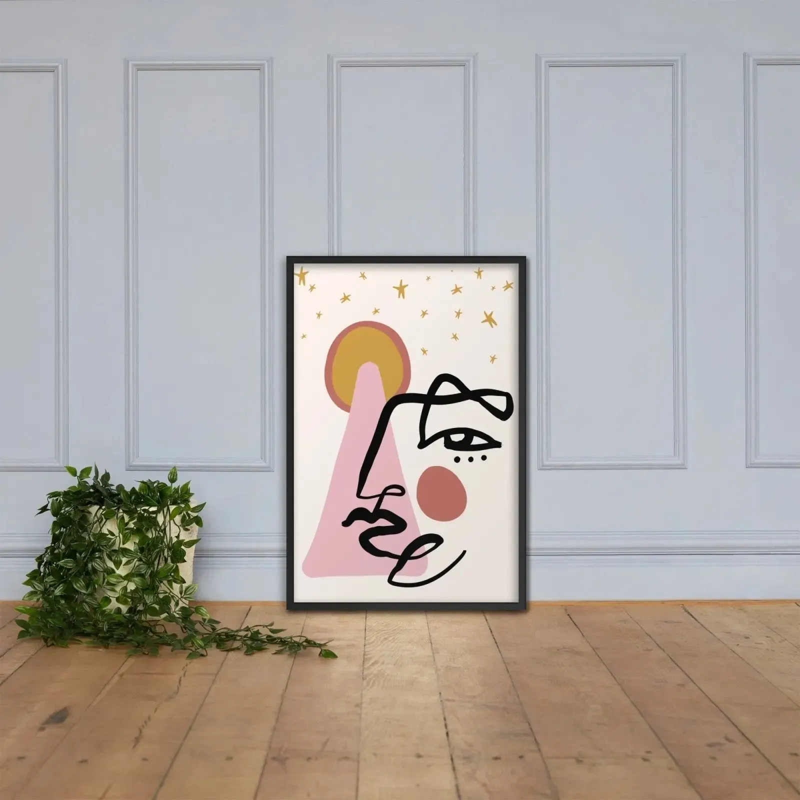 The Egyptian – Matisse-Inspired Abstract Framed Poster