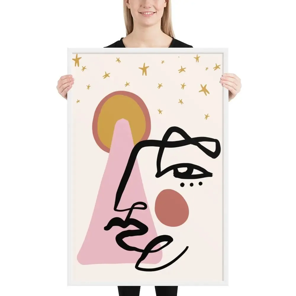 The Egyptian – Matisse-Inspired Abstract Framed Poster