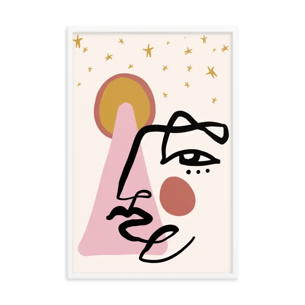The Egyptian – Matisse-Inspired Abstract Framed Poster
