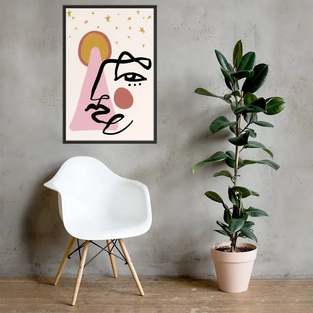 The Egyptian – Matisse-Inspired Abstract Framed Poster