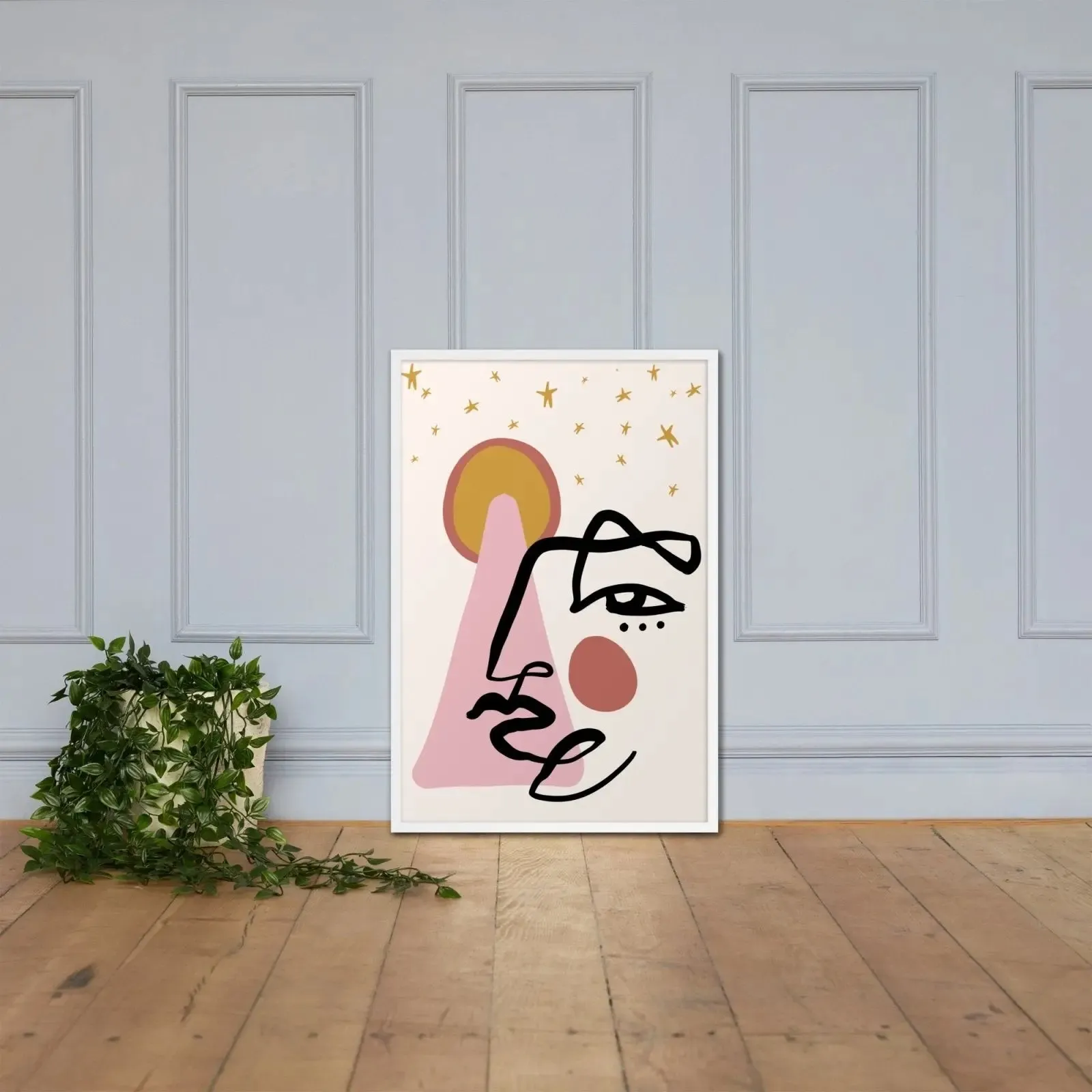 The Egyptian – Matisse-Inspired Abstract Framed Poster