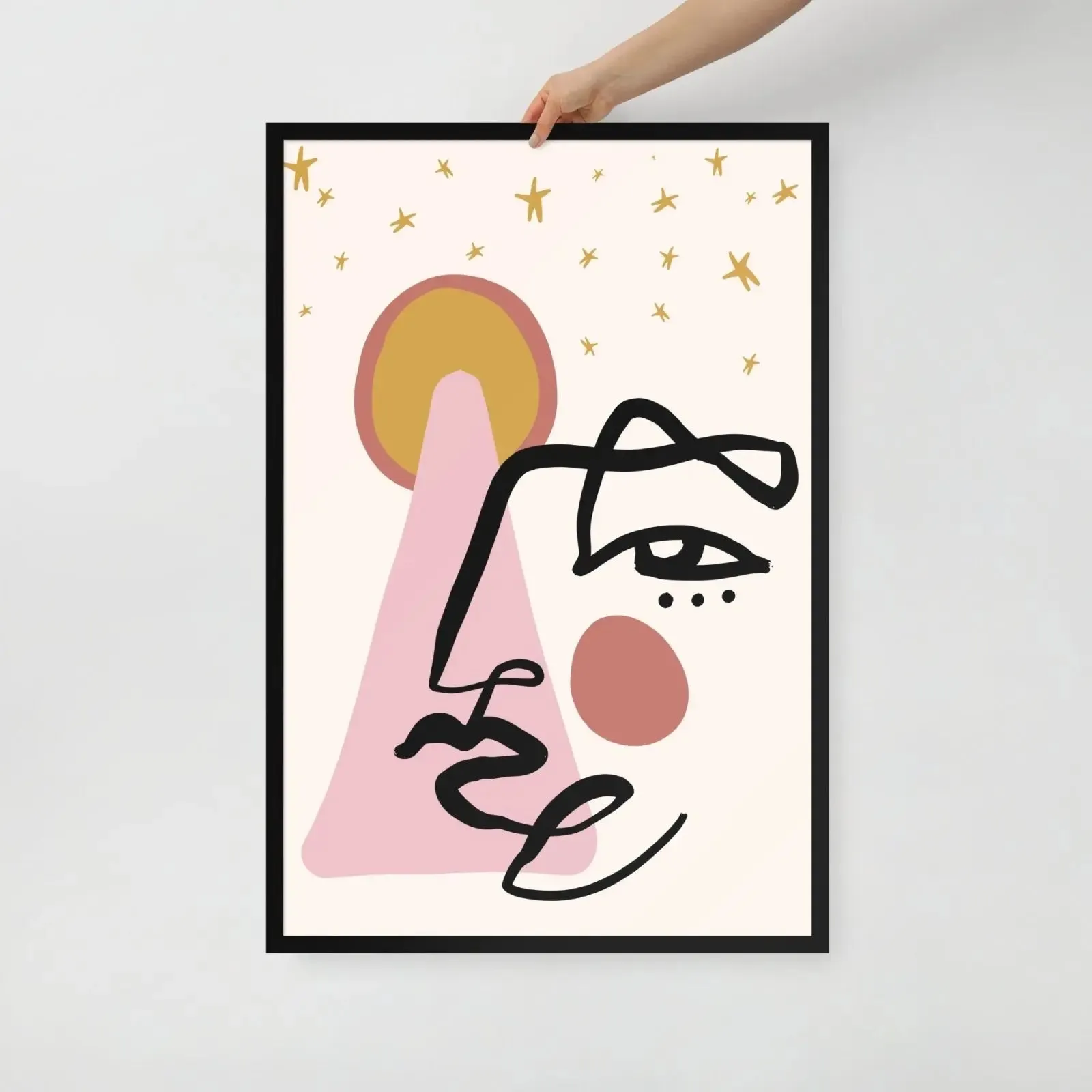 The Egyptian – Matisse-Inspired Abstract Framed Poster