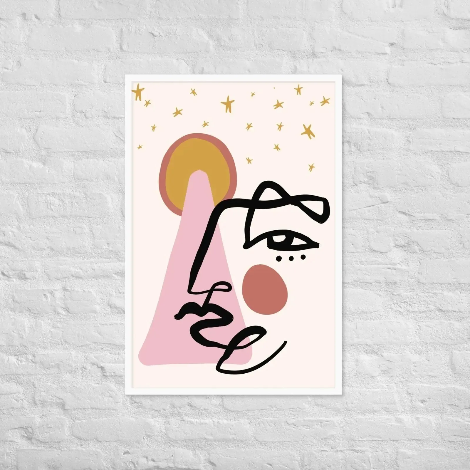 The Egyptian – Matisse-Inspired Abstract Framed Poster