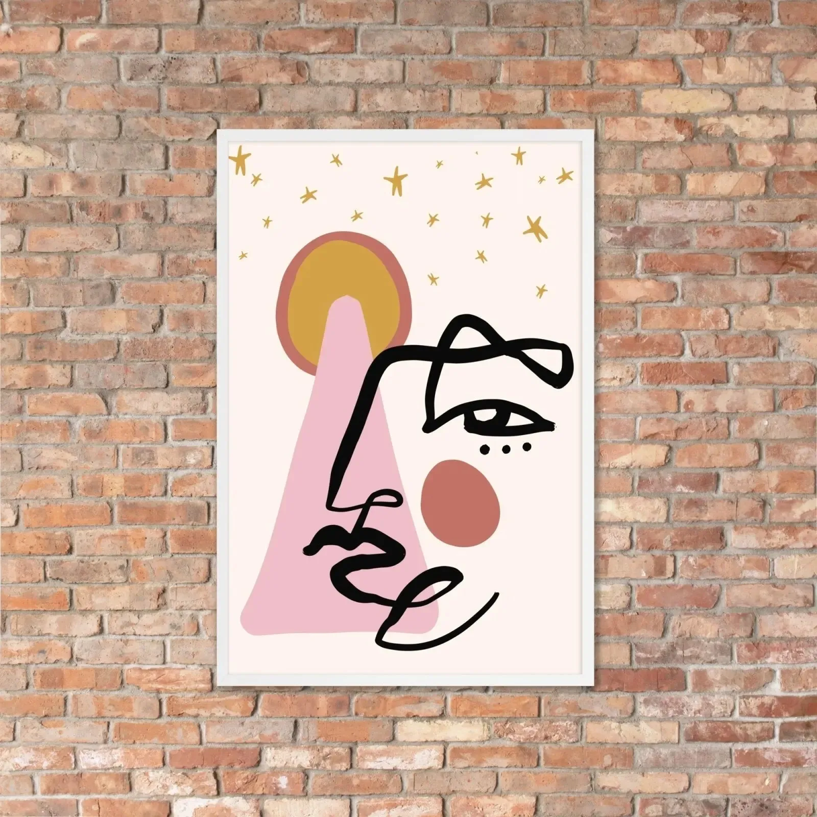 The Egyptian – Matisse-Inspired Abstract Framed Poster