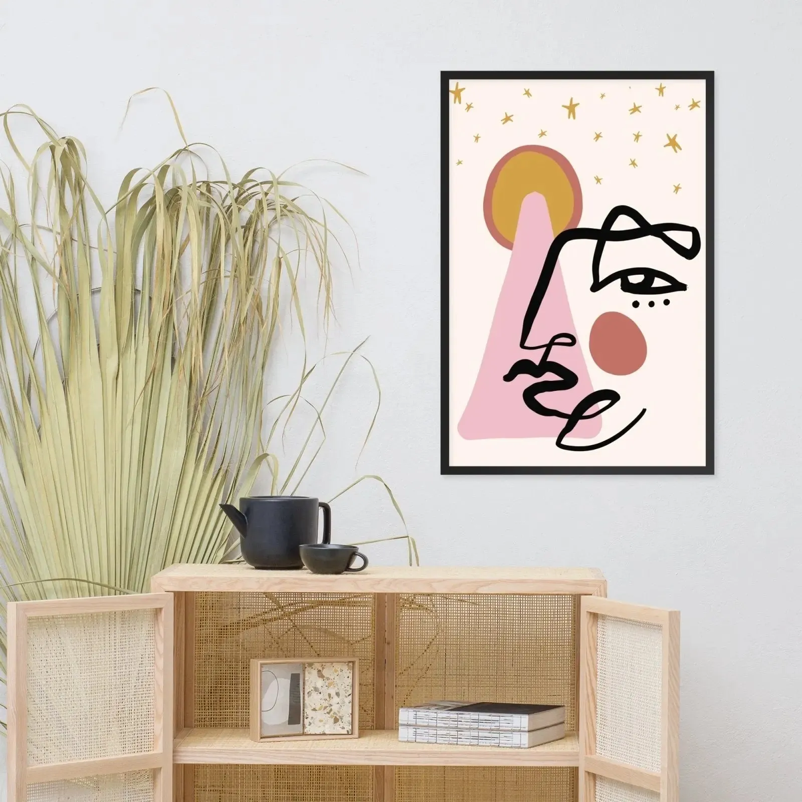The Egyptian – Matisse-Inspired Abstract Framed Poster