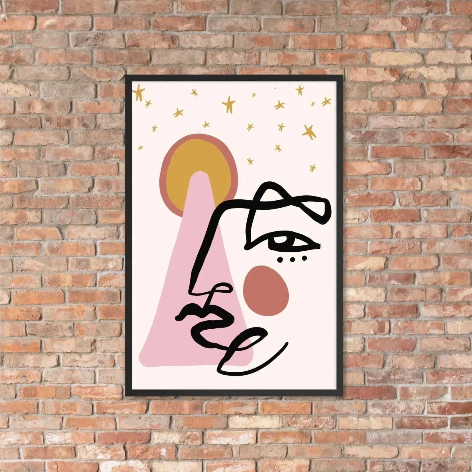The Egyptian – Matisse-Inspired Abstract Framed Poster