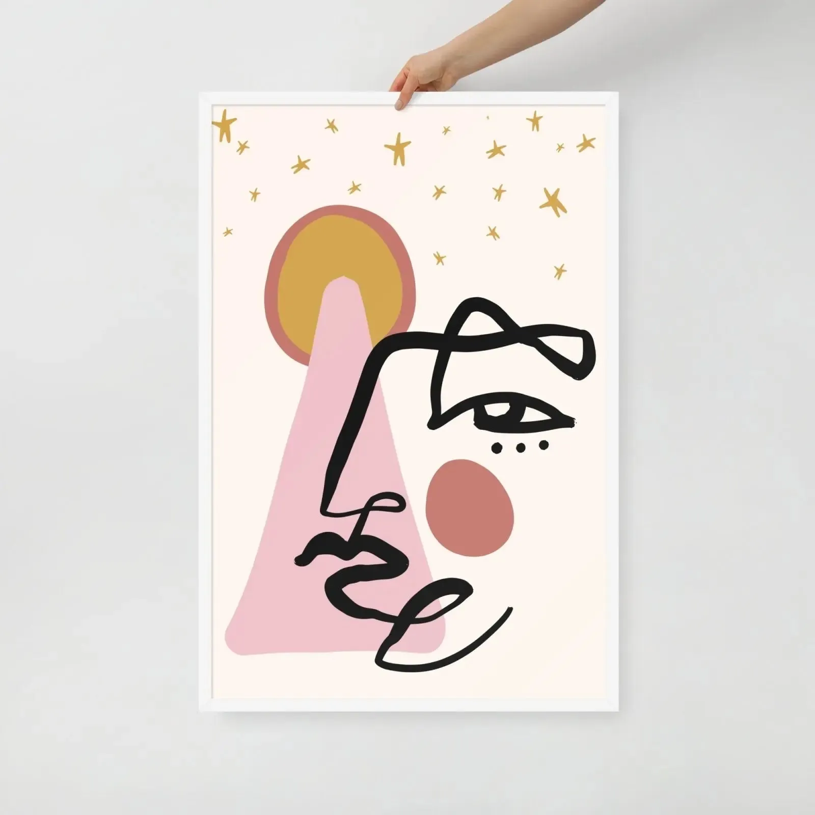 The Egyptian – Matisse-Inspired Abstract Framed Poster