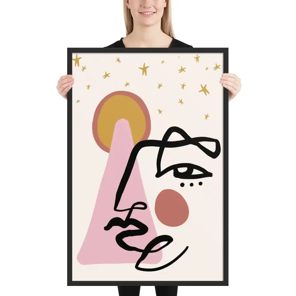 The Egyptian – Matisse-Inspired Abstract Framed Poster