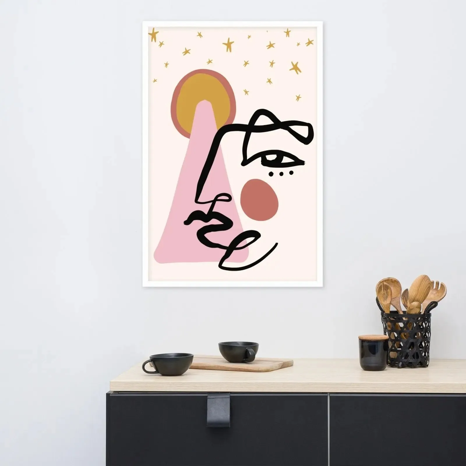 The Egyptian – Matisse-Inspired Abstract Framed Poster