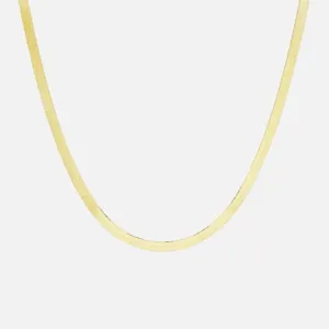 The Gold Herringbone Necklace