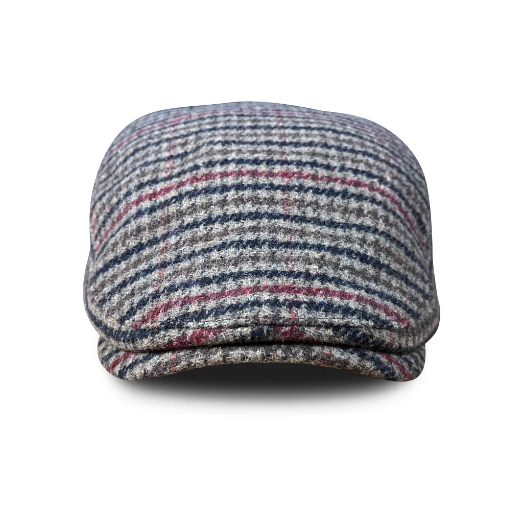 The Hound Boston Scally Cap - Brown Houndstooth