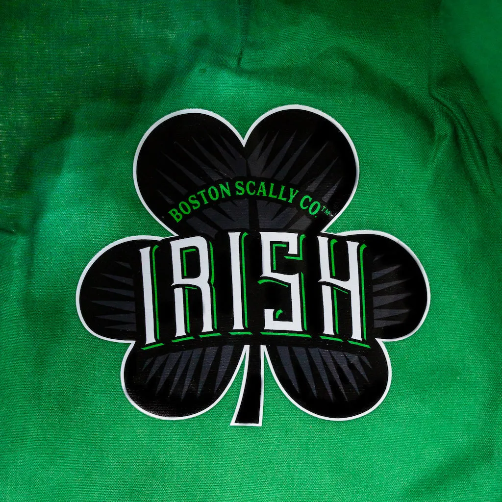 The Irish Boston Scally Cap - White Herringbone