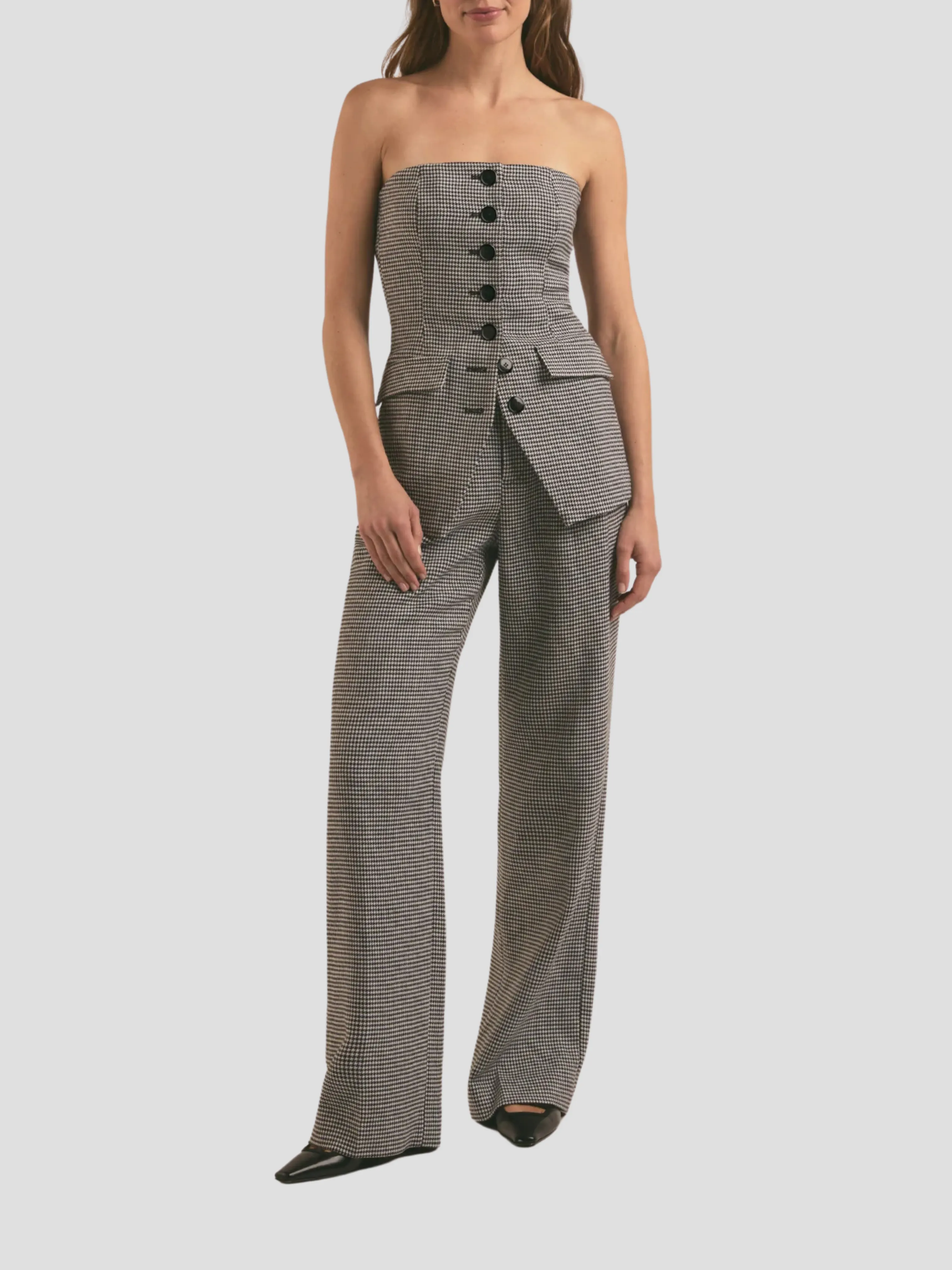 The Low Favorite Pant in Houndstooth