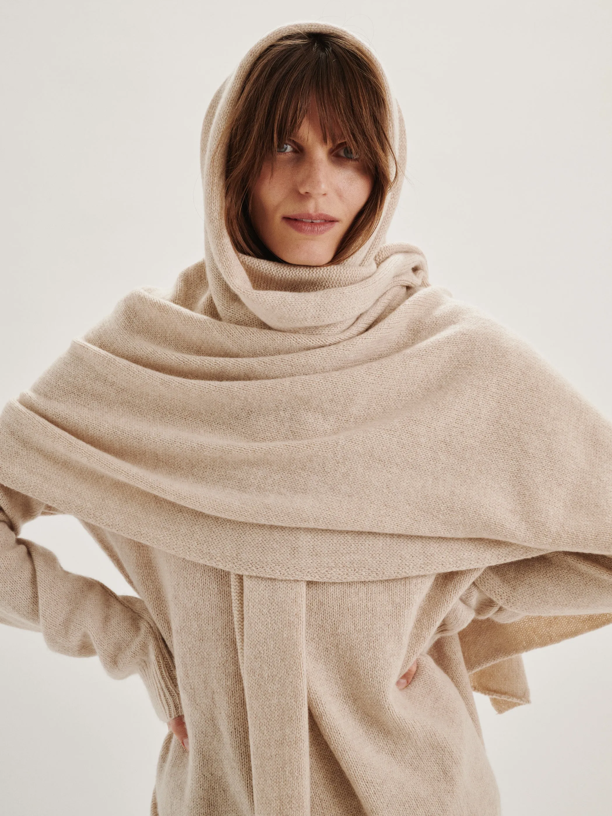 The Shpresa Scarf in Cashmere