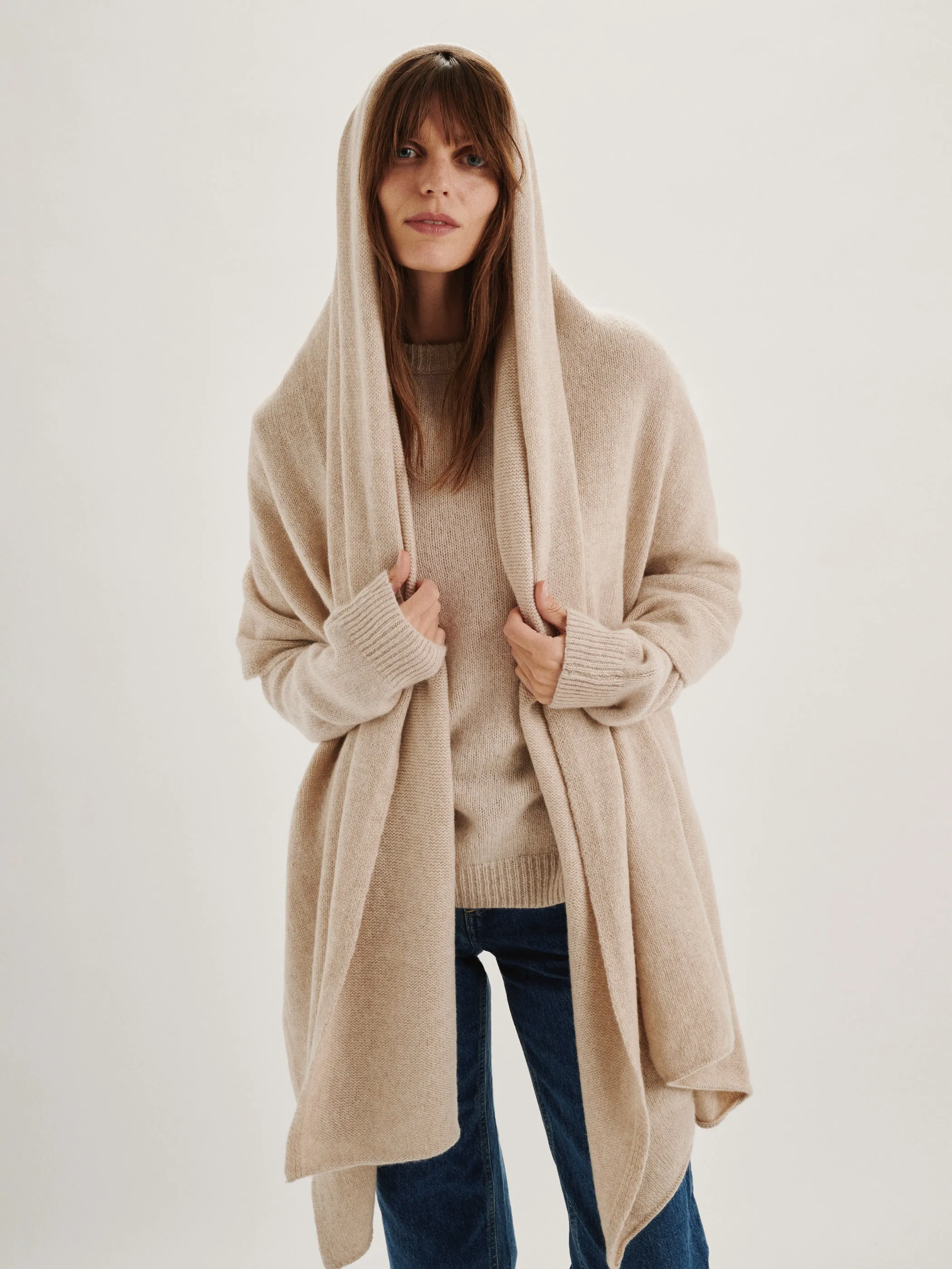 The Shpresa Scarf in Cashmere