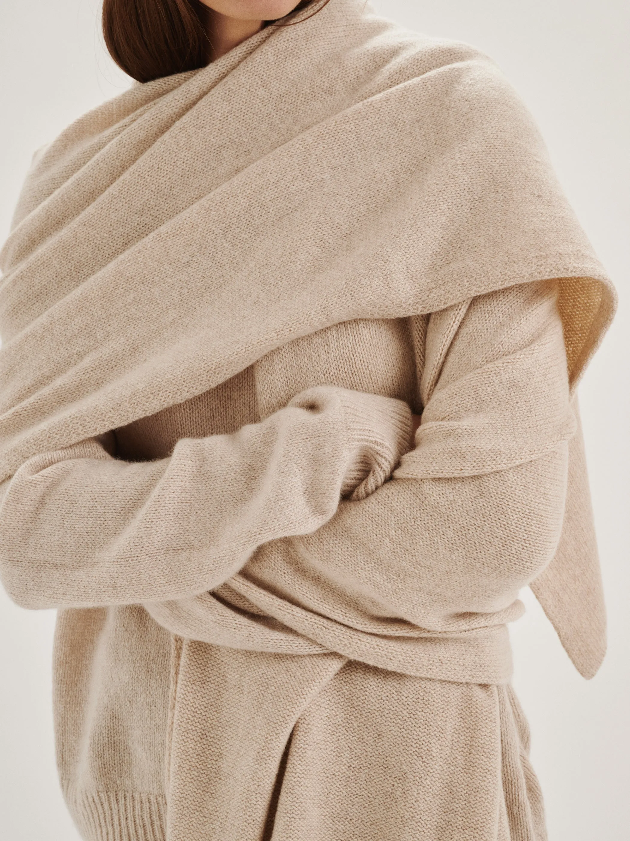 The Shpresa Scarf in Cashmere