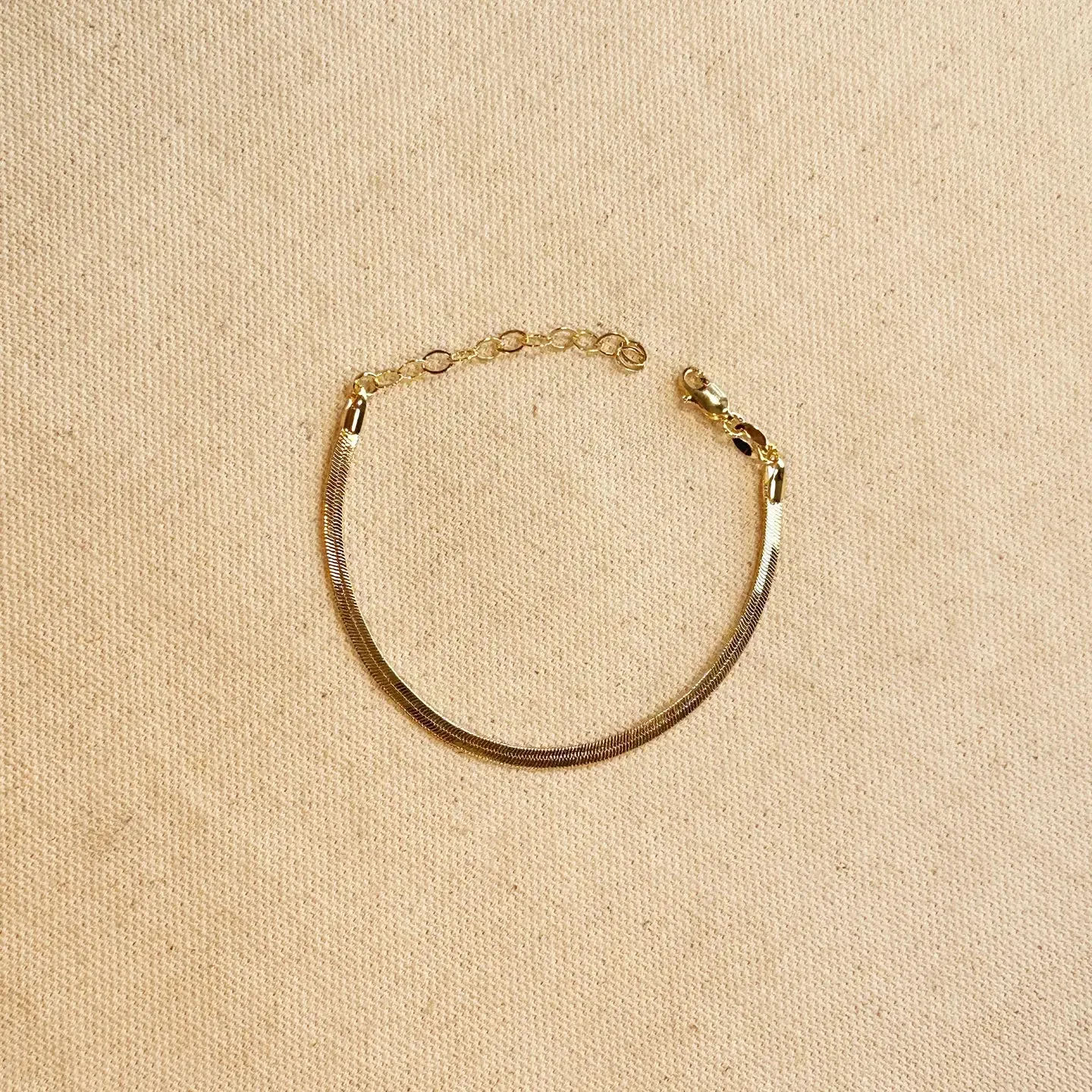 Thin Herringbone Bracelet