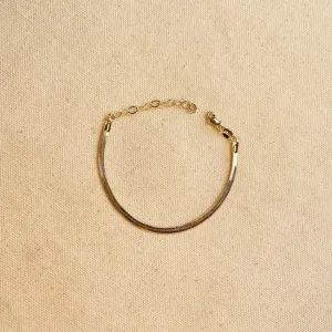 Thin Herringbone Bracelet
