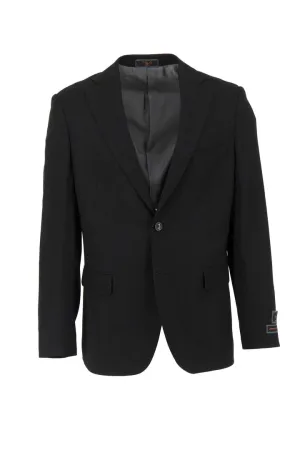 Tiglio Luxe Black Hopsack Dolcetto Modern Fit, Pure Wool Jacket 10712/BLK