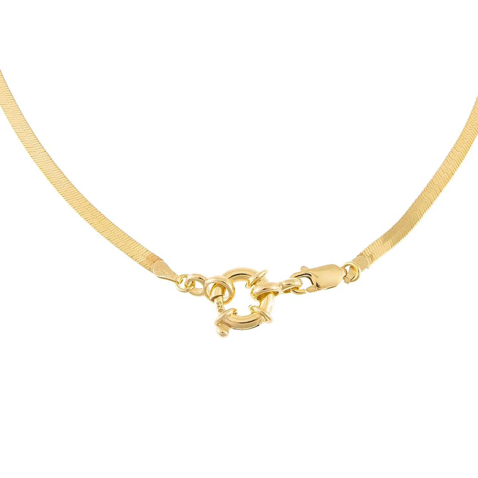 Toggle Herringbone Necklace