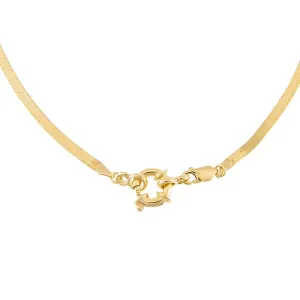 Toggle Herringbone Necklace