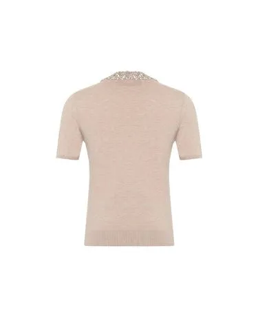 TS Theo Nomia Embellished Knit Tee