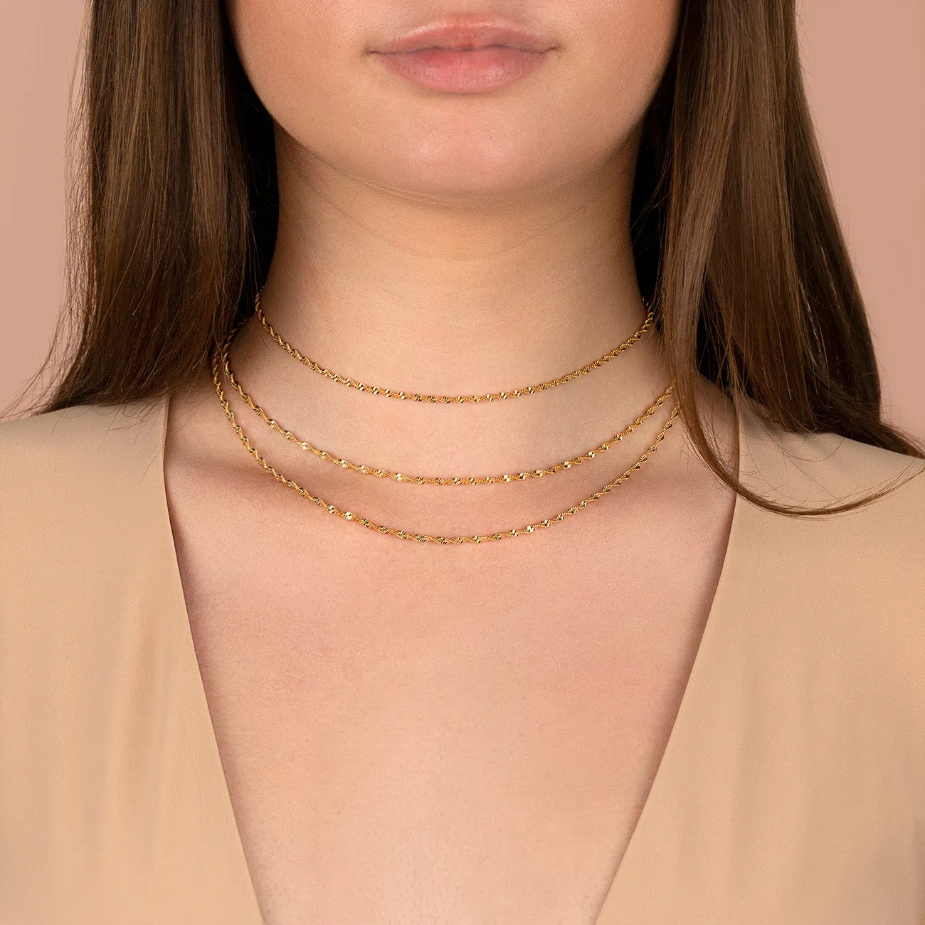 Twisted Herringbone Necklace