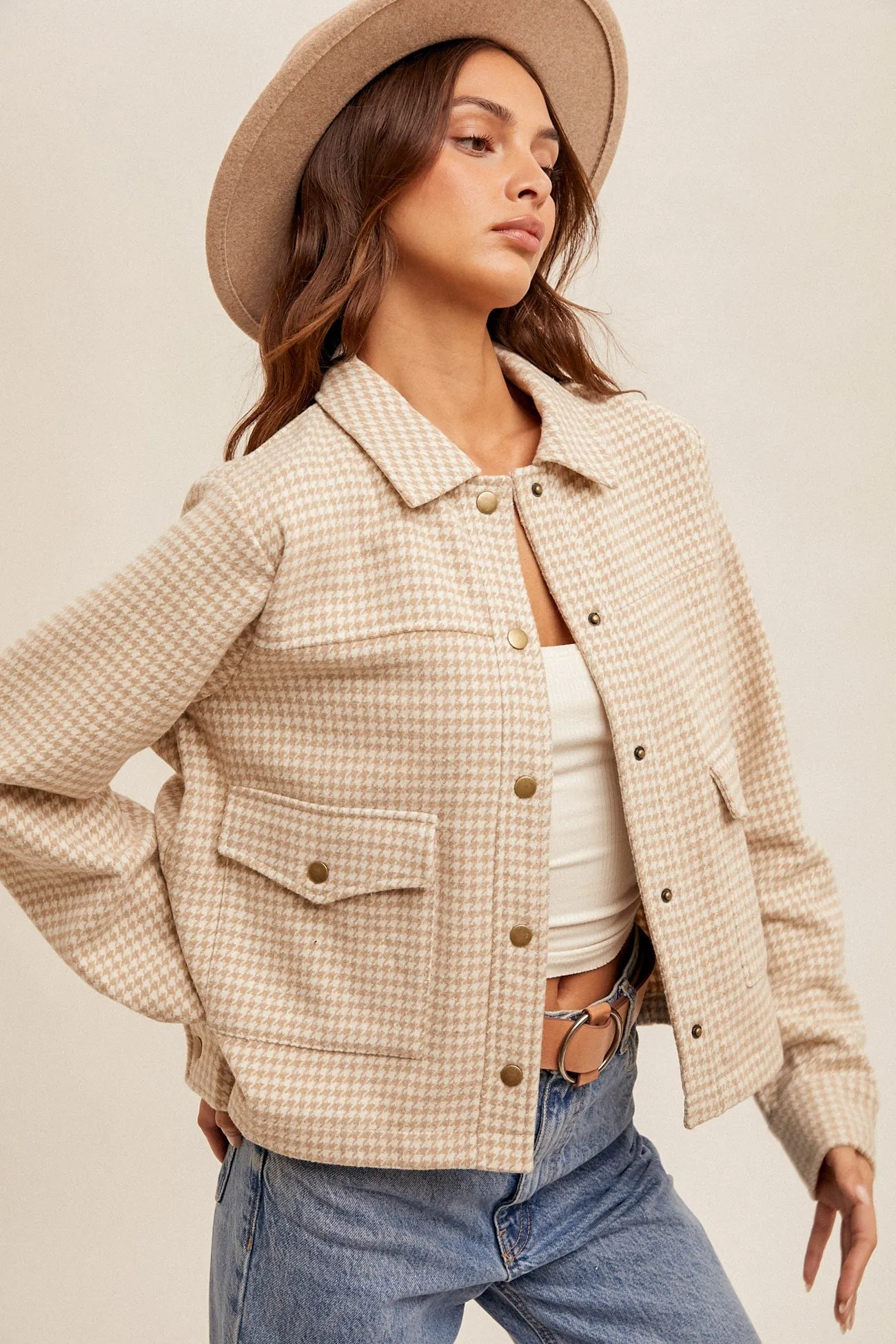 Uptown Crop Shacket