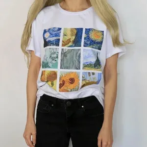 Van Gogh Artwork Collage Tee