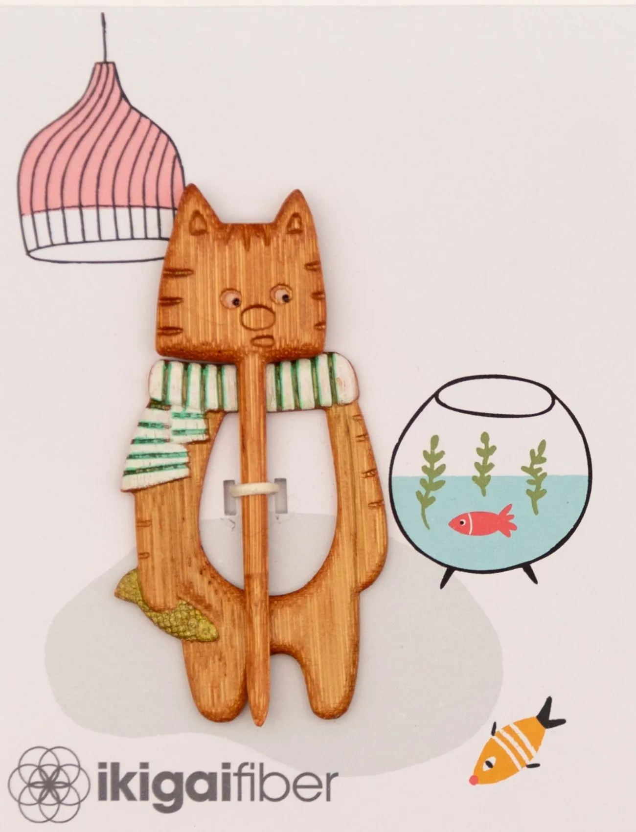 Wood Shawl Pins