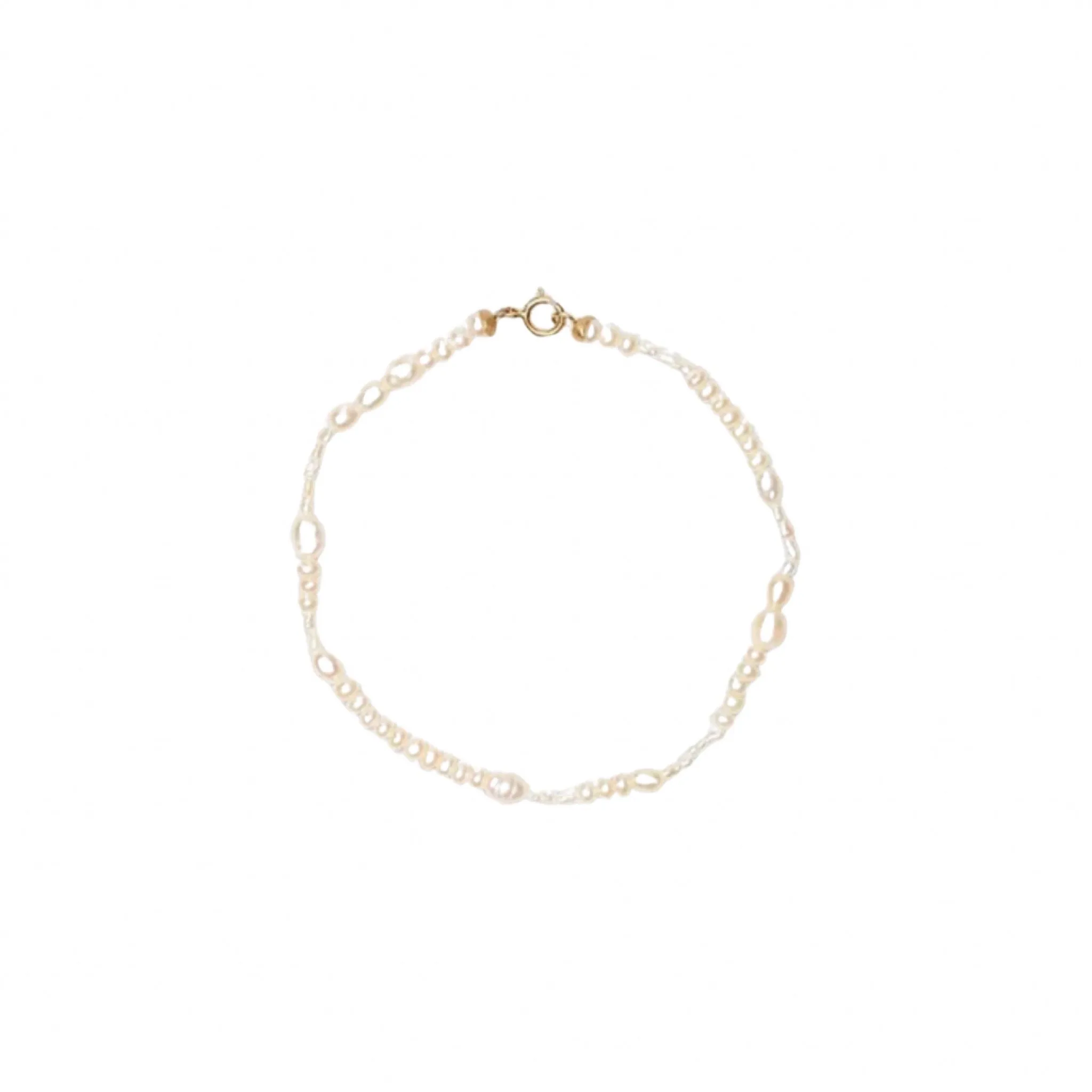 wwake / pearl collage bracelet