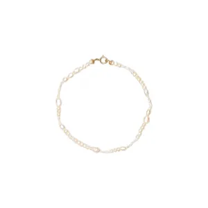 wwake / pearl collage bracelet