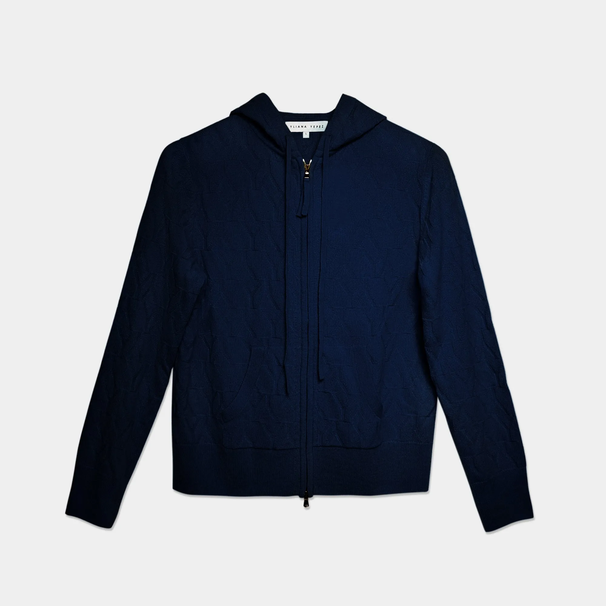 Zip Hoodie Navy YY Logomania